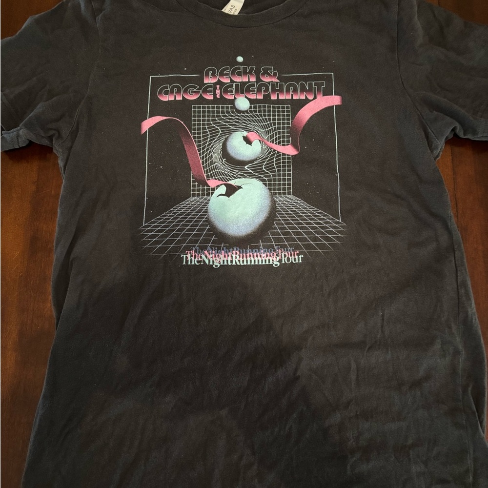 Beck and Cage the Elephant Night Running Tour T Shirt